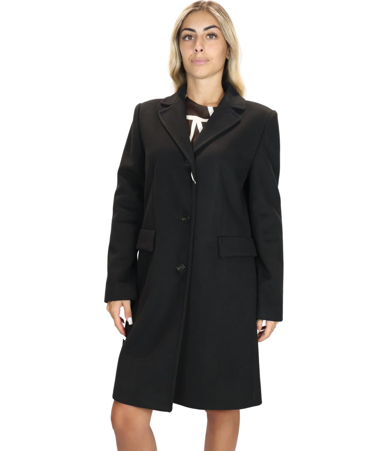 Emme Marella Cappotto da Donna - Nero - 2625906052200
