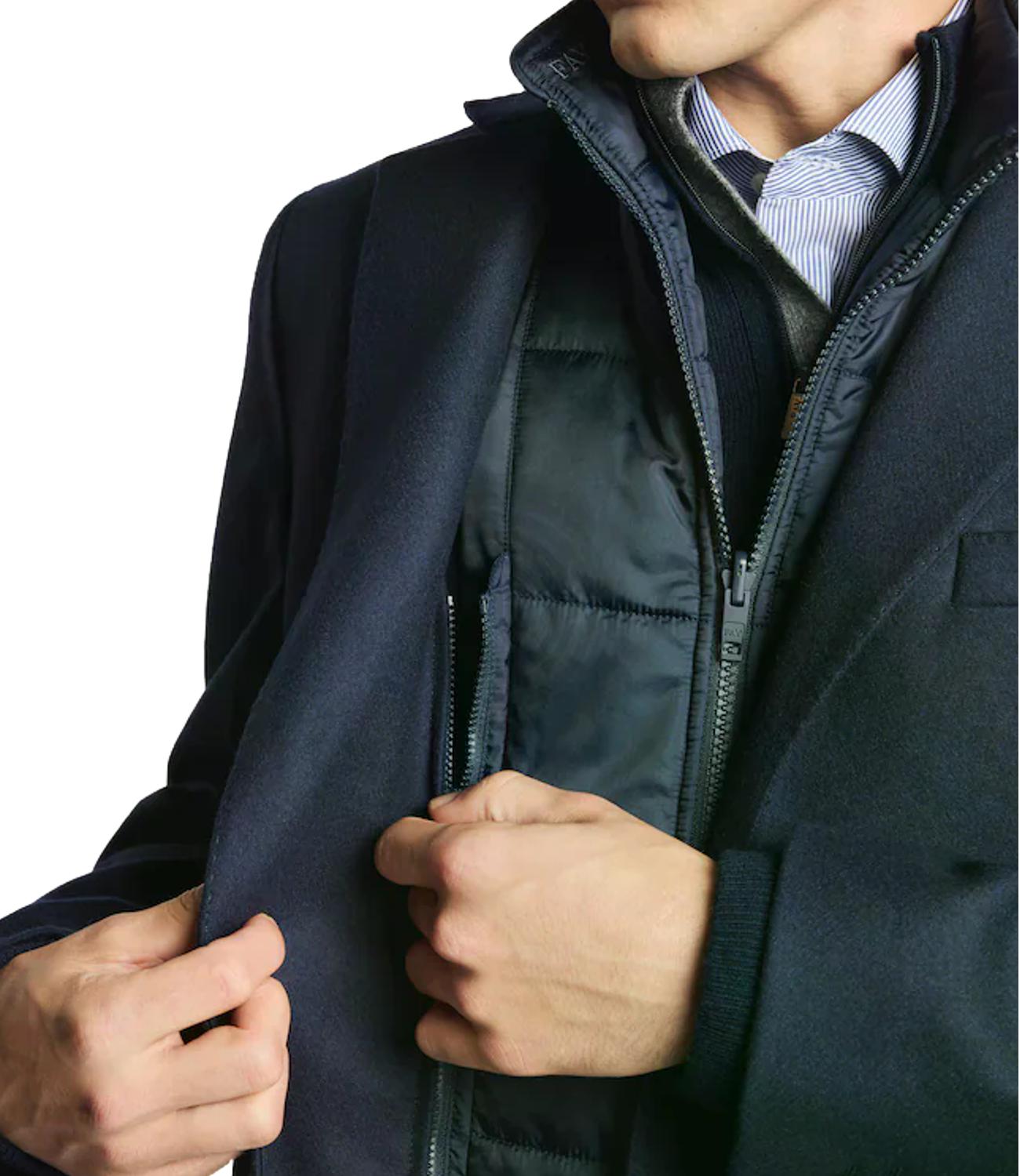 Fay Cappotto da Uomo - Blu Scuro - Nam53531390gah