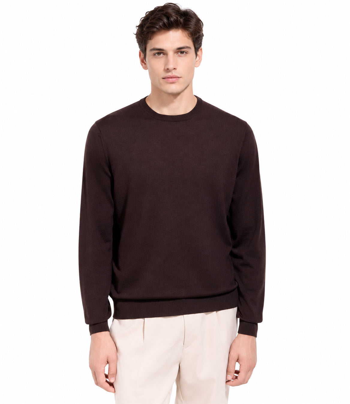 Filippo De Laurentiis Maglia da Uomo - Caffe' - Gc1mlrm16r