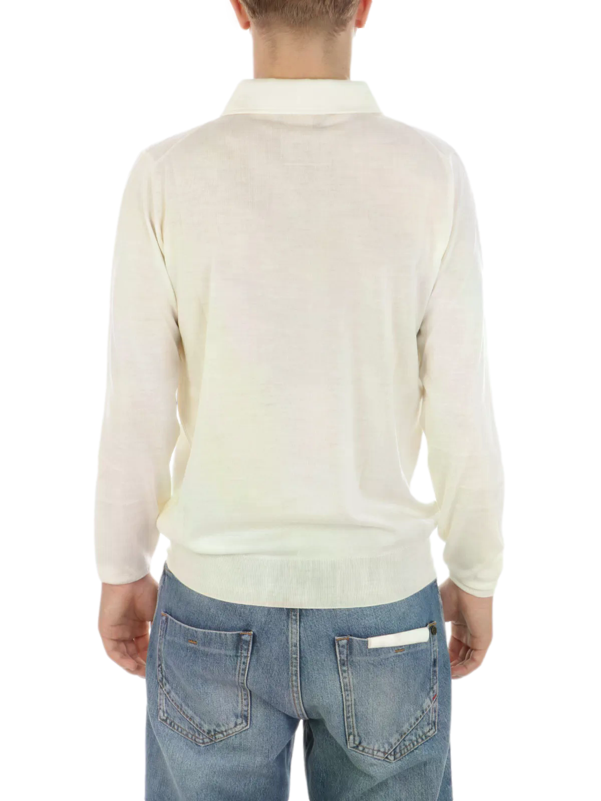Filippo De Laurentiis Polo da Uomo - Latte - Pl1mlparrm16r