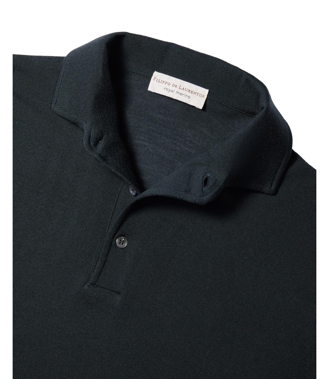 Polo Filippo De Laurentiis Collo Con Paramontura Verde Scuro