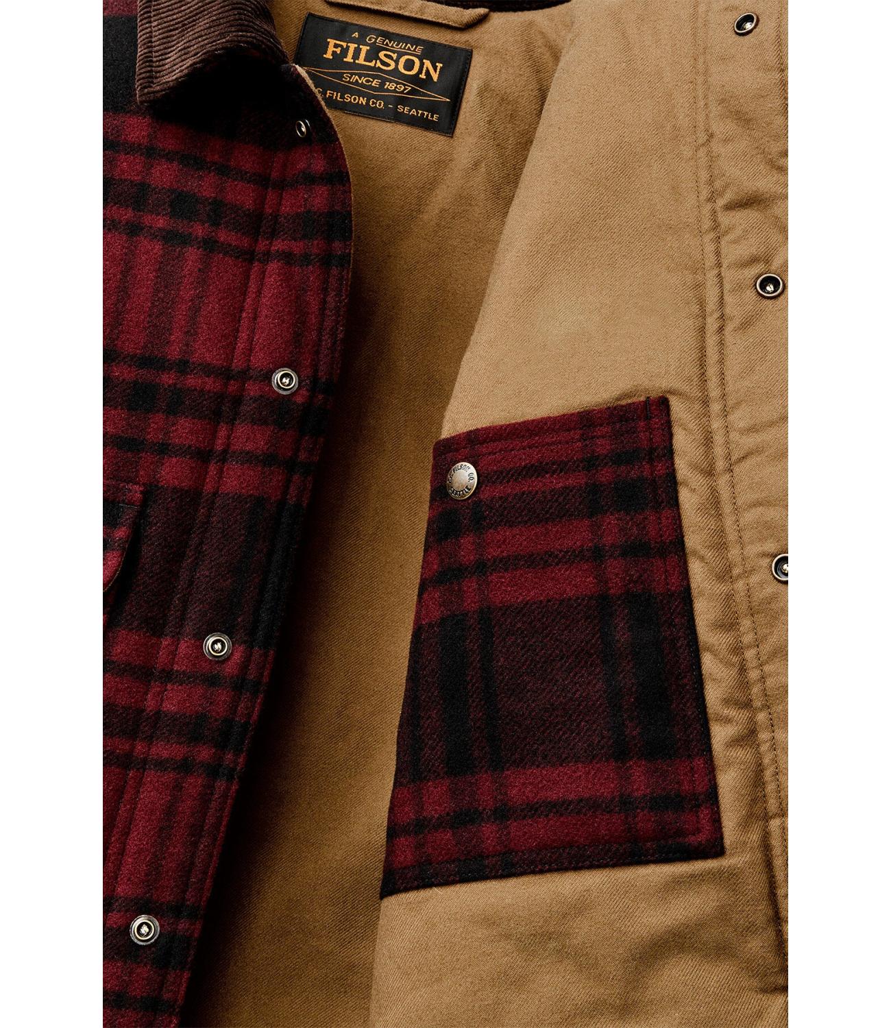 Filson Giacca da Uomo - Port / Black Plaid - 262mfmcps0144