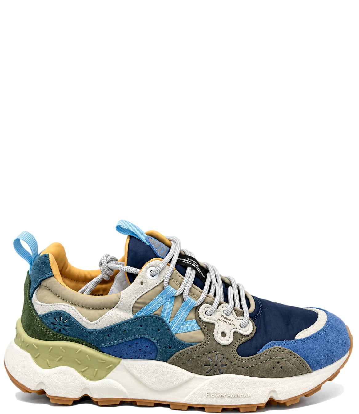 Flower Mountain Sneakers da Uomo - Blu - 001-2017816-70