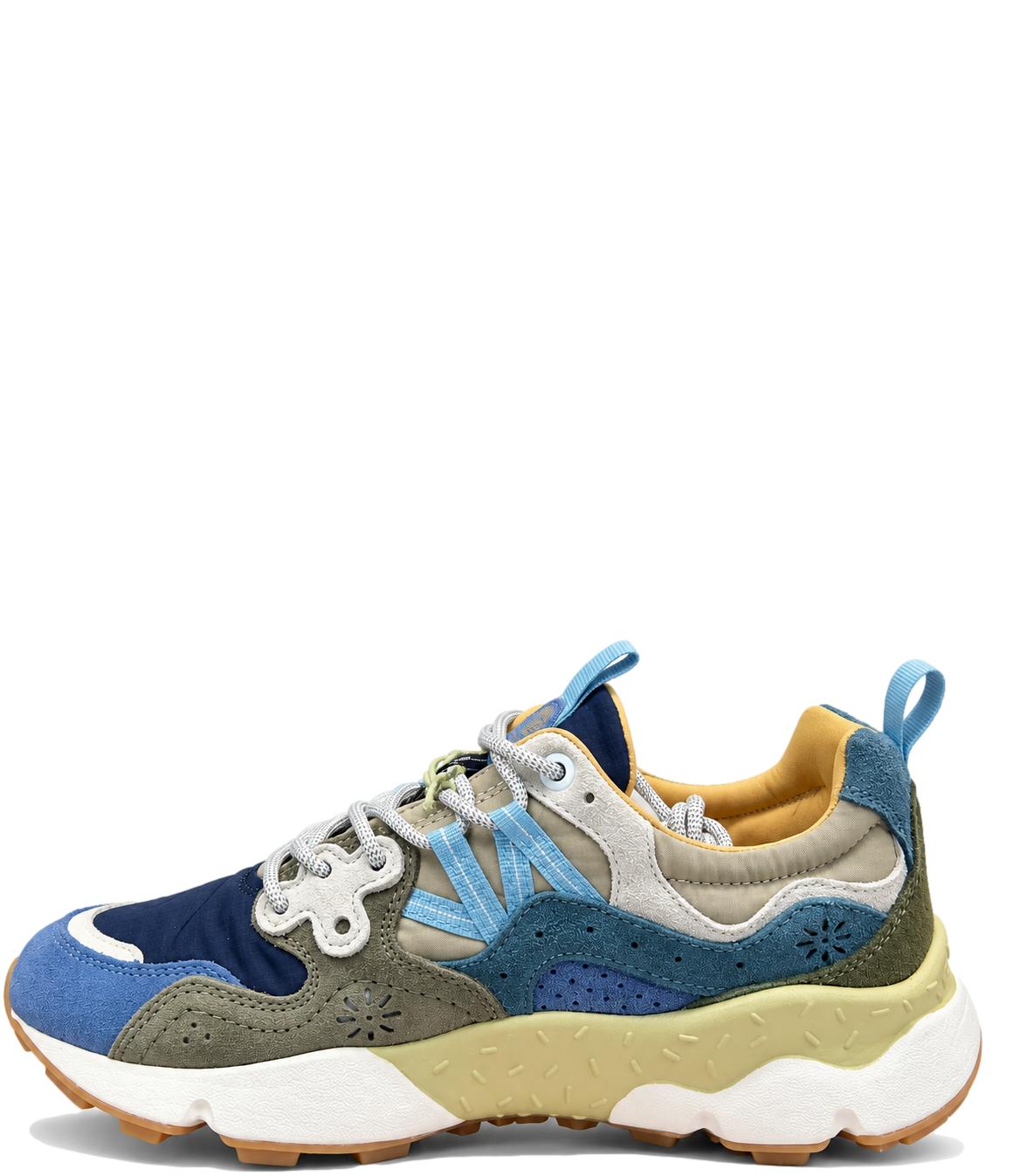 Flower Mountain Sneakers da Uomo - Blu - 001-2017816-70