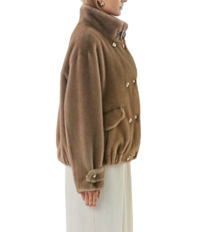 Giovanni Paris Giacca da Donna - Sable - Winnie