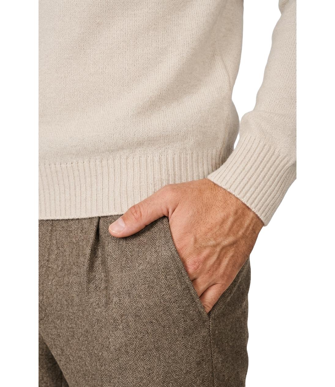 Gran Sasso Pullover da Uomo - Panna - 23190/25011