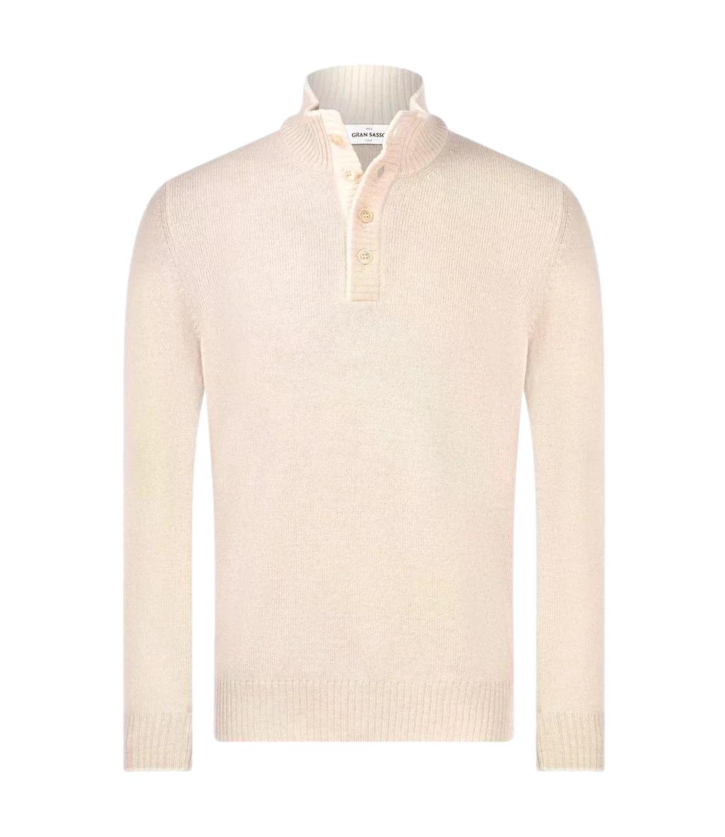 Gran Sasso Pullover da Uomo - Panna - 23190/25011