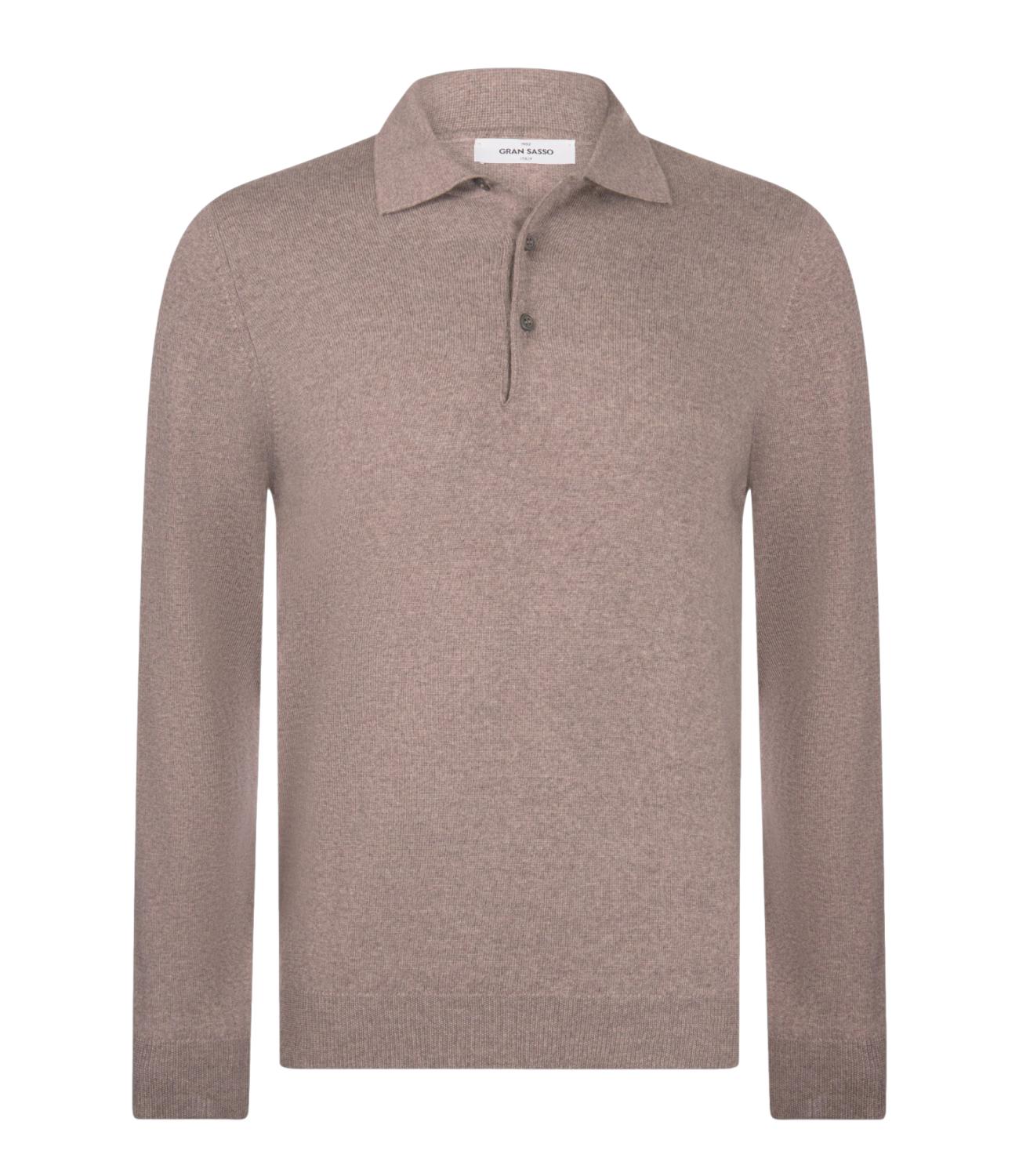 Gran Sasso Polo da Uomo - Beige - 55112/14290