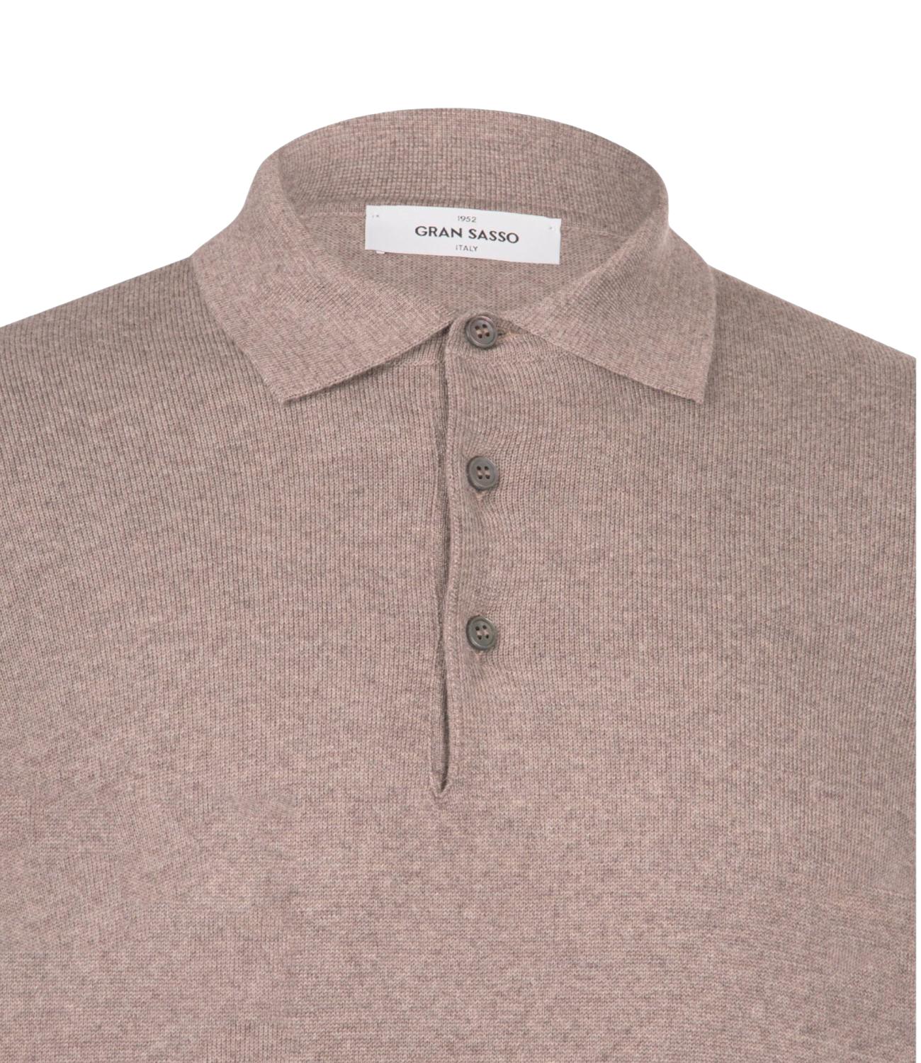 Gran Sasso Polo da Uomo - Beige - 55112/14290