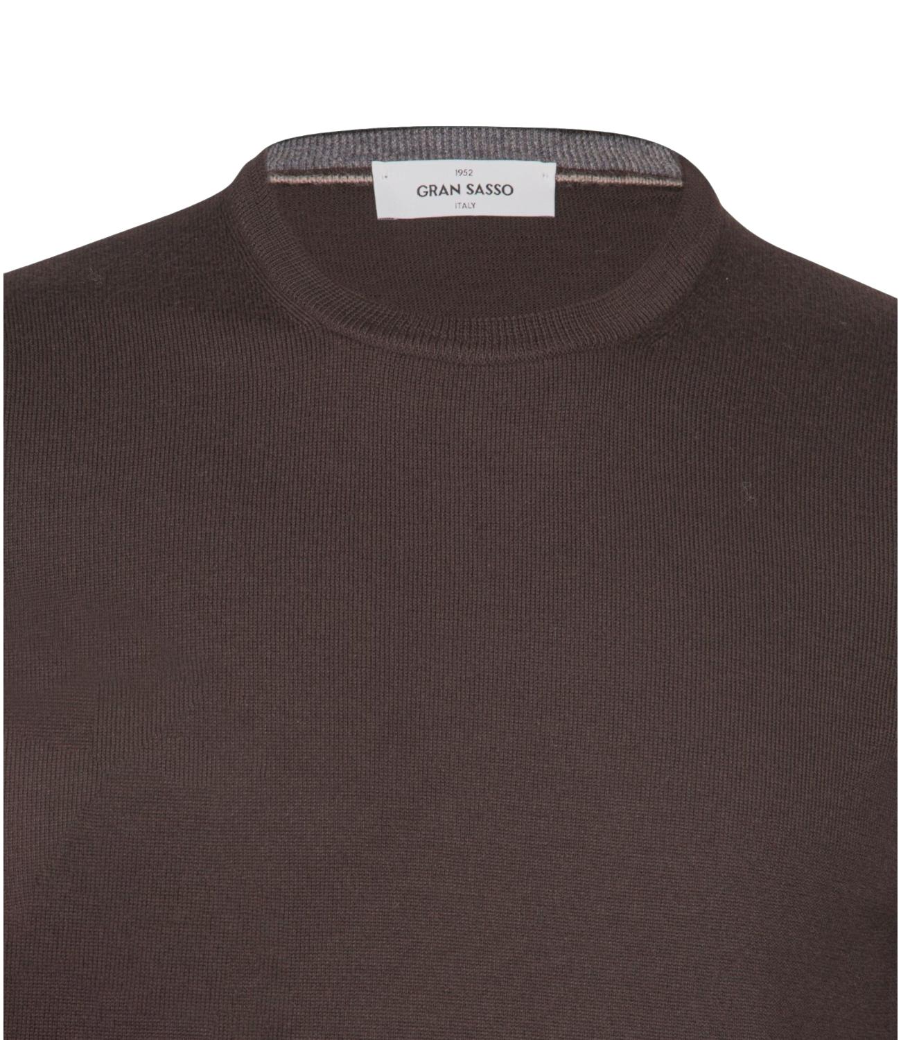 Gran Sasso Pullover da Uomo - Marrone - 55167/14290