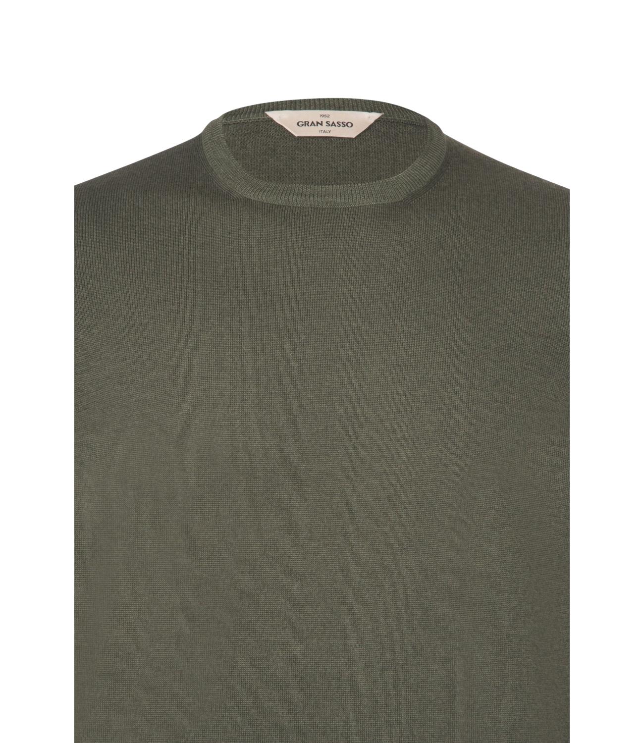 Gran Sasso Pullover da Uomo - Verde Muschio - 55167/14290