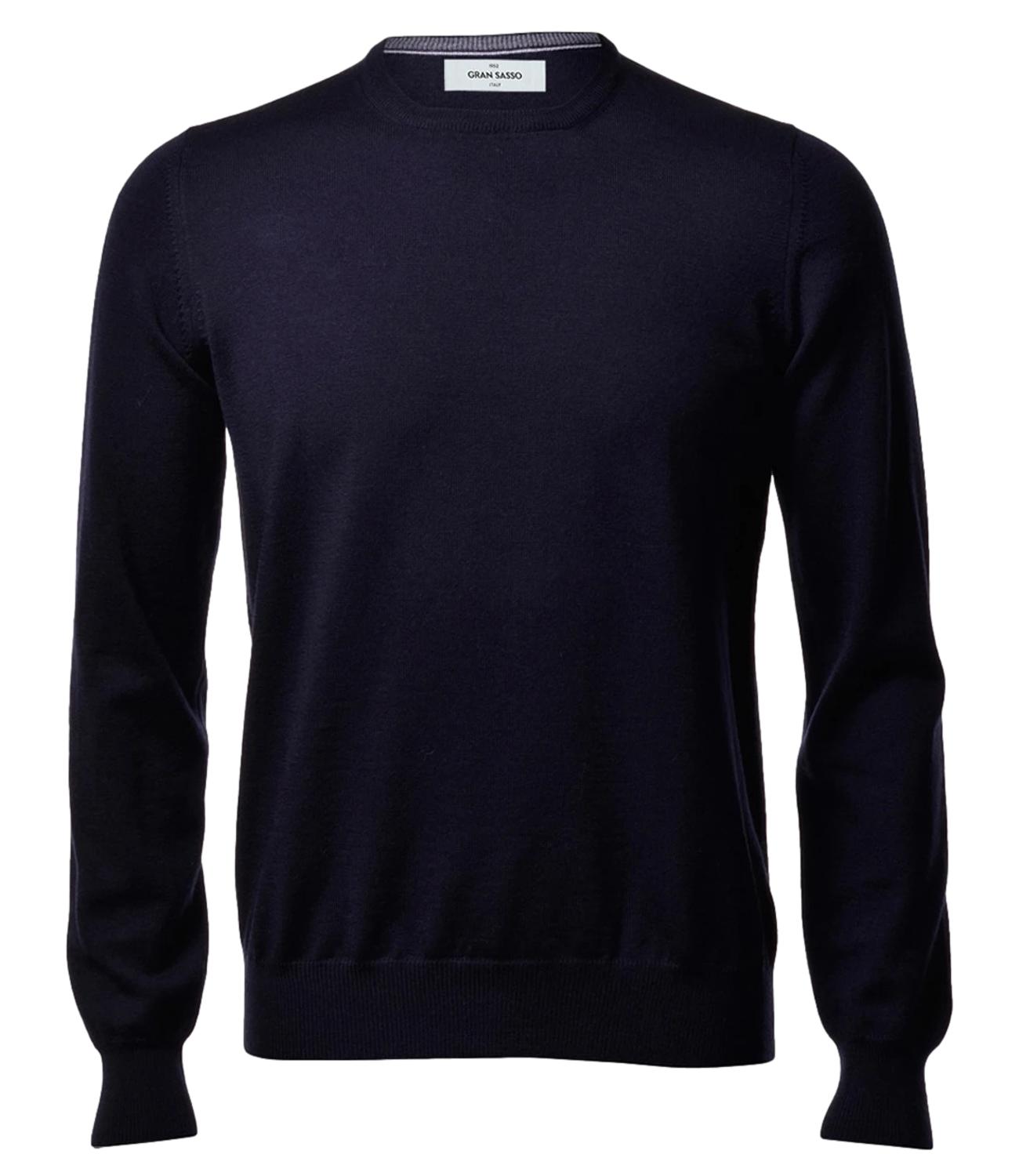 Gran Sasso Pullover da Uomo - Blu - 55167/19690
