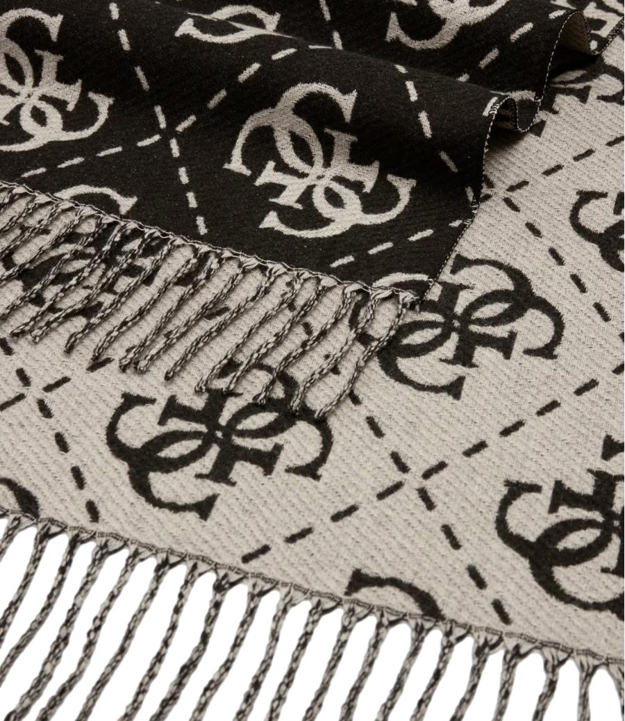Guess Sciarpa/Foulard da Donna - Coal Logo - Aw5217vis03