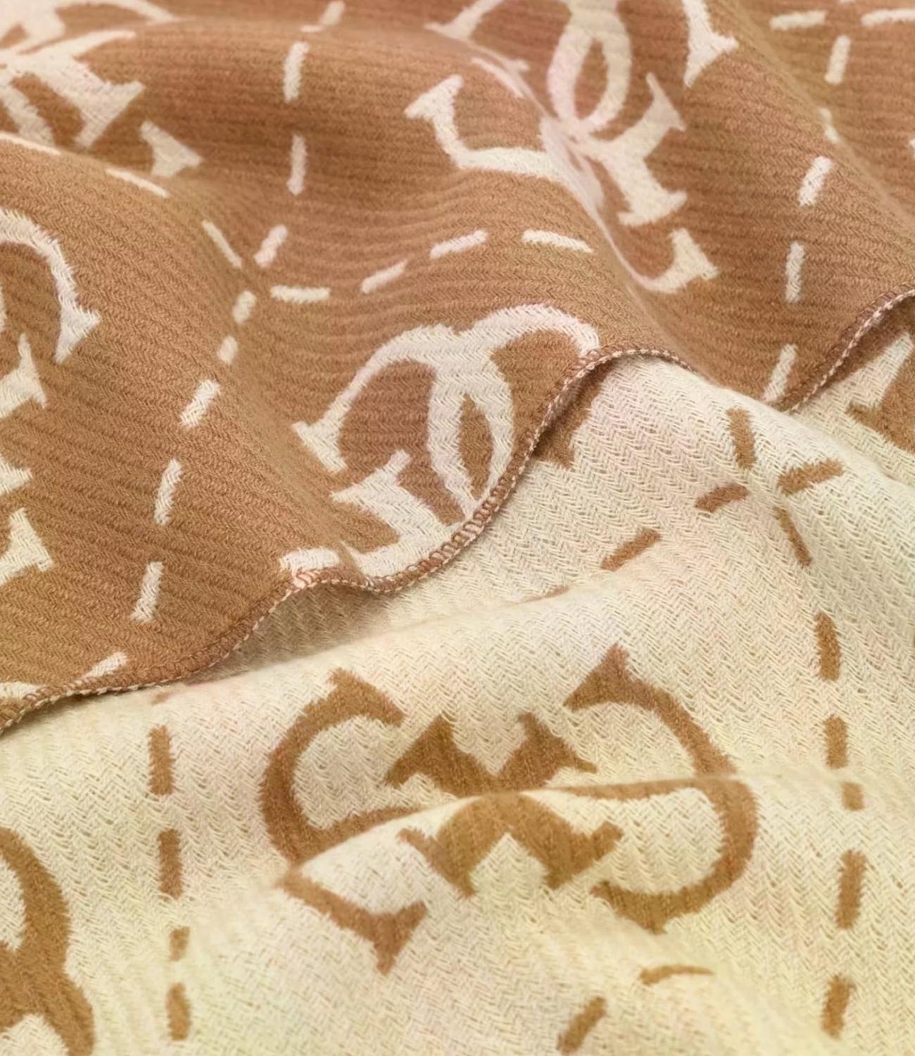 Guess Sciarpa/Foulard da Donna - Latte Logo Brown - Aw5217vis03