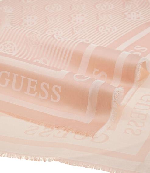 Guess Sciarpa/Foulard da Donna - Rose Logo - Aw5525pol03