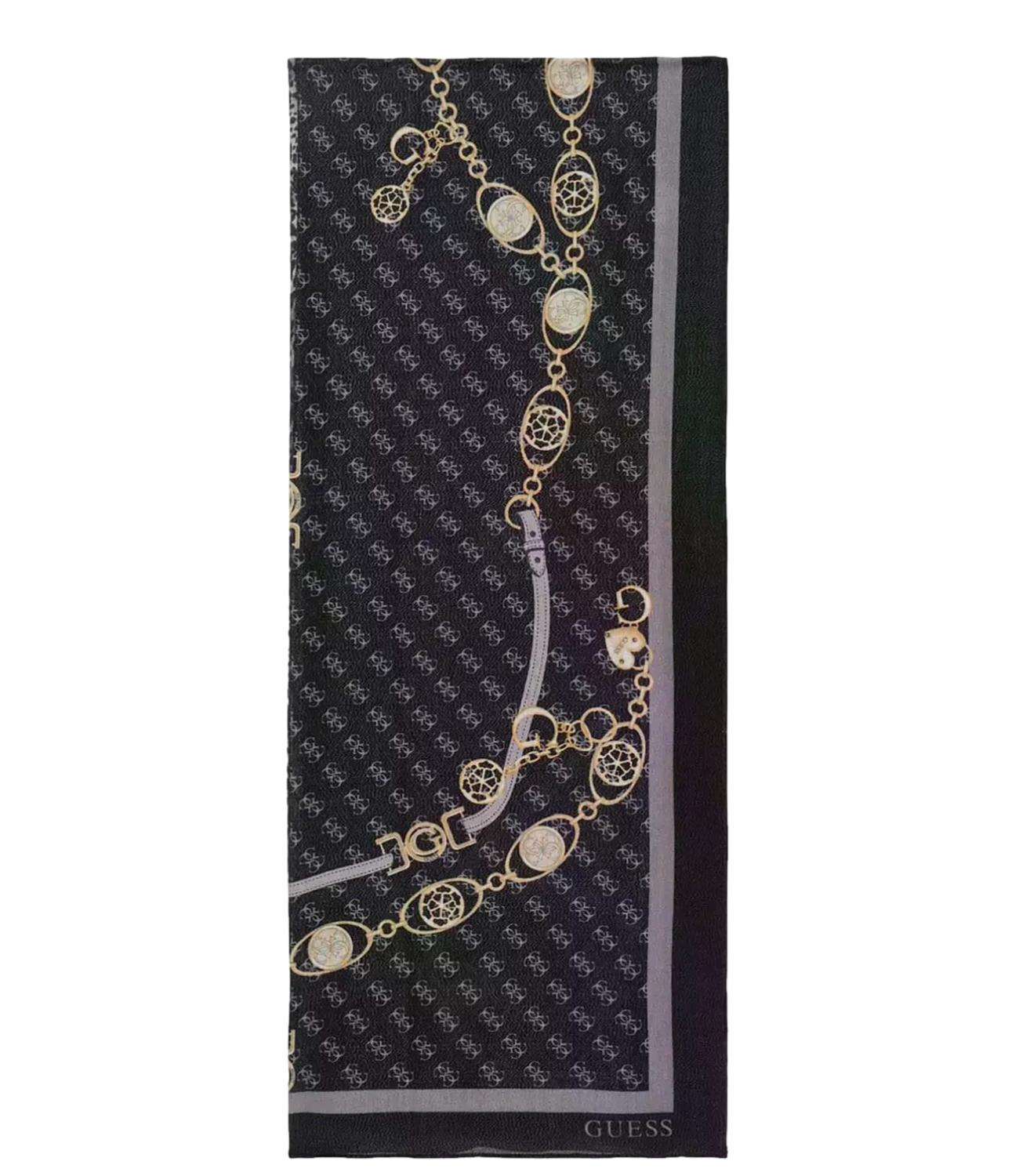 Guess Sciarpa/Foulard da Donna - Black - Aw5532vis03