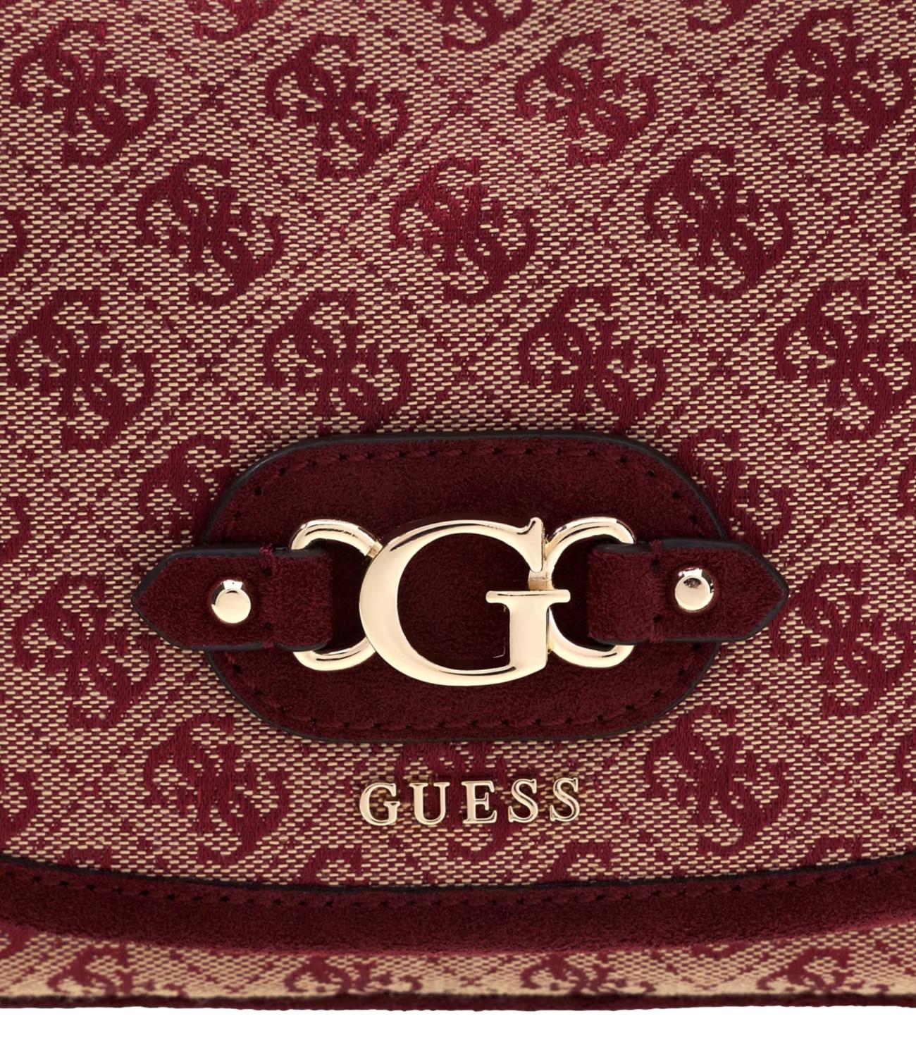 Guess Borsa da Donna - Merlot Logo - Hwjg2313190