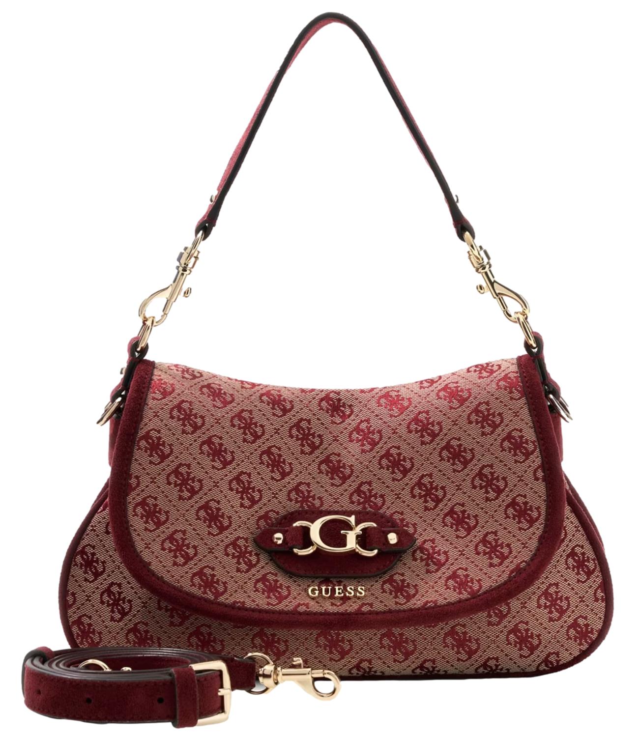 Guess Borsa da Donna - Merlot Logo - Hwjg2313190