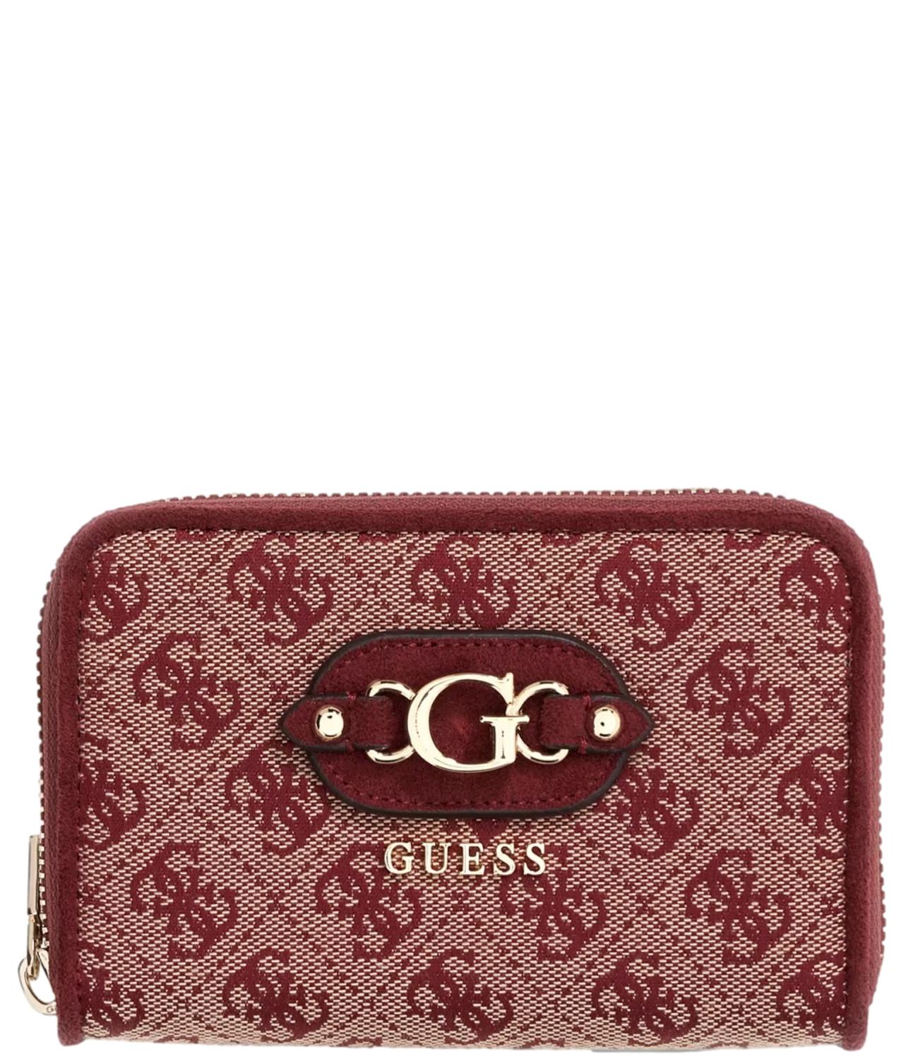 Guess Portafogli da Donna - Merlot Logo - Swjg2313140
