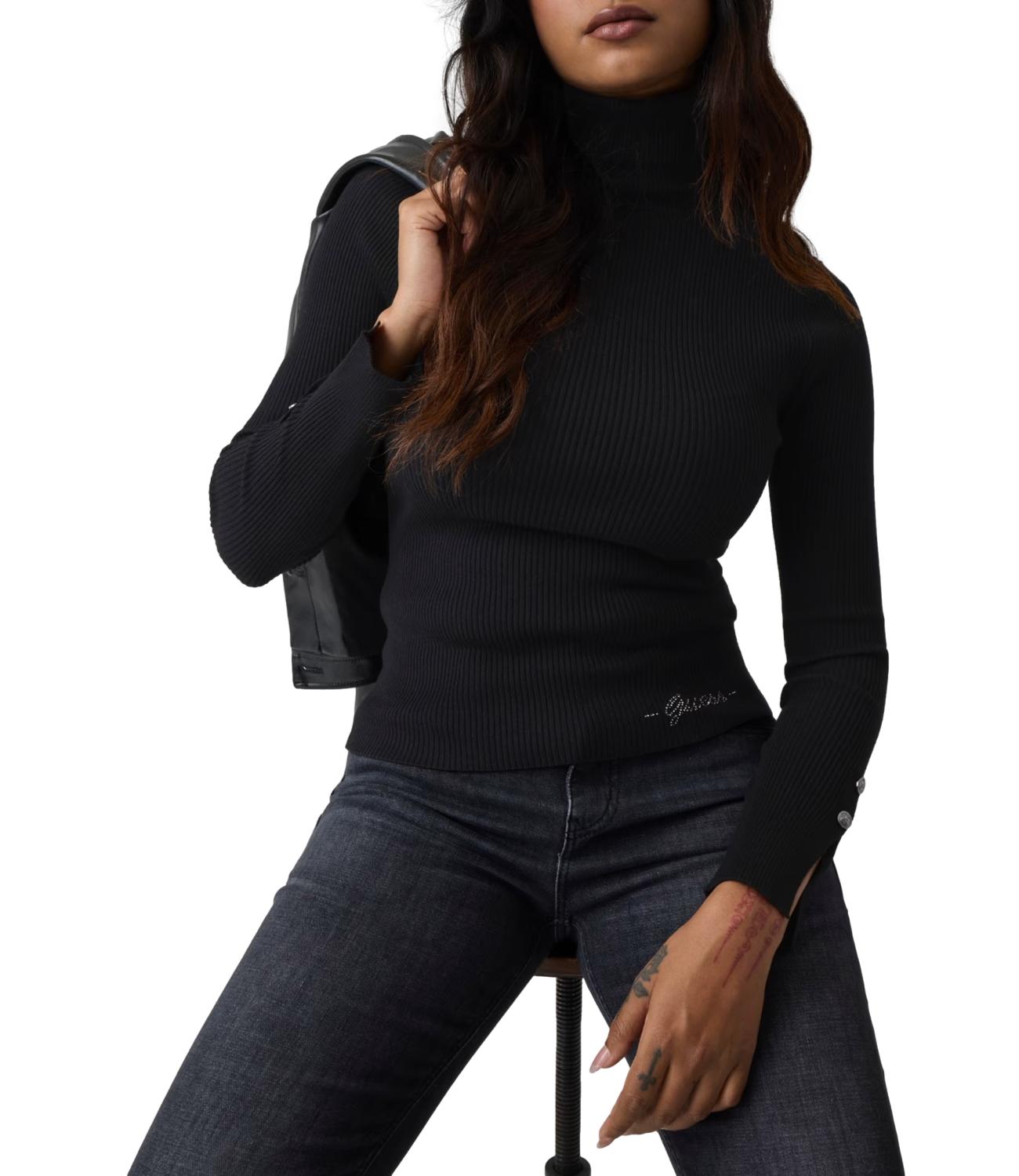 Guess Maglia da Donna - Jet Black A996 - W6br29z1417