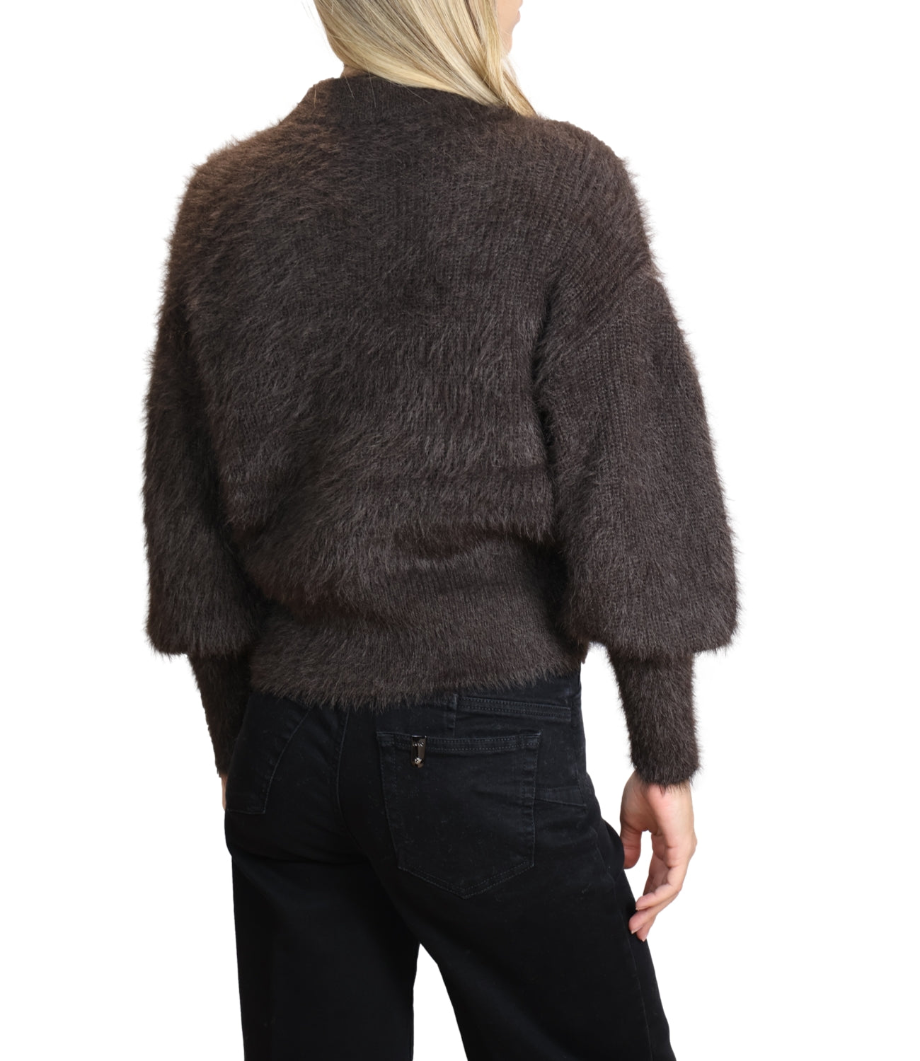 Guess Maglia da Donna - Bark Brown - W6br80z1839