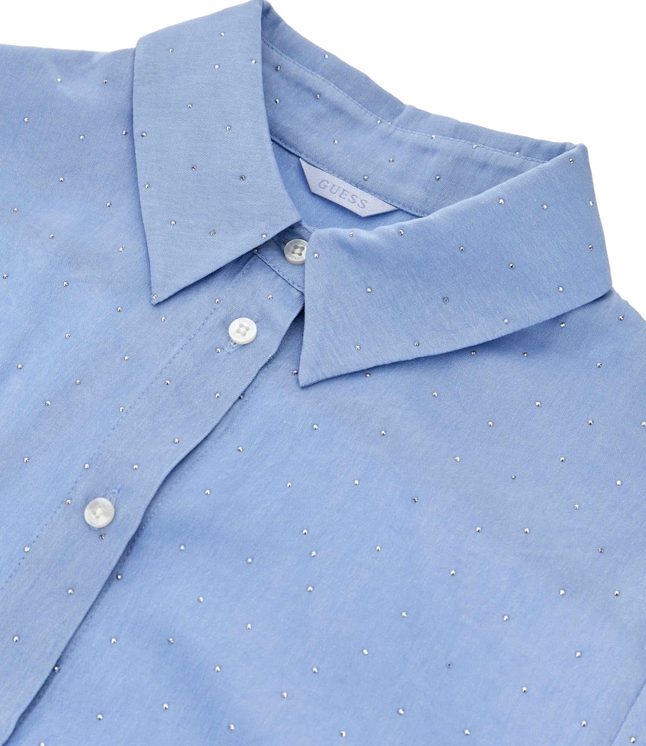 Guess Camicia da Donna - Light Tone Indigo - W6yh26w2948