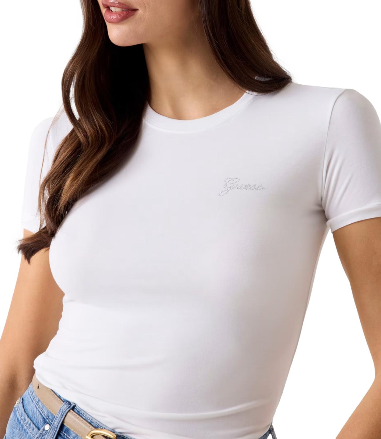 Guess Maglia da Donna - Pure White - W6yi12k3751