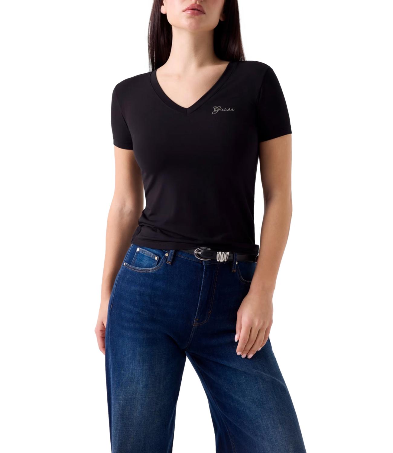 Guess Maglia da Donna - Jet Black A996 - W6yi13k3853