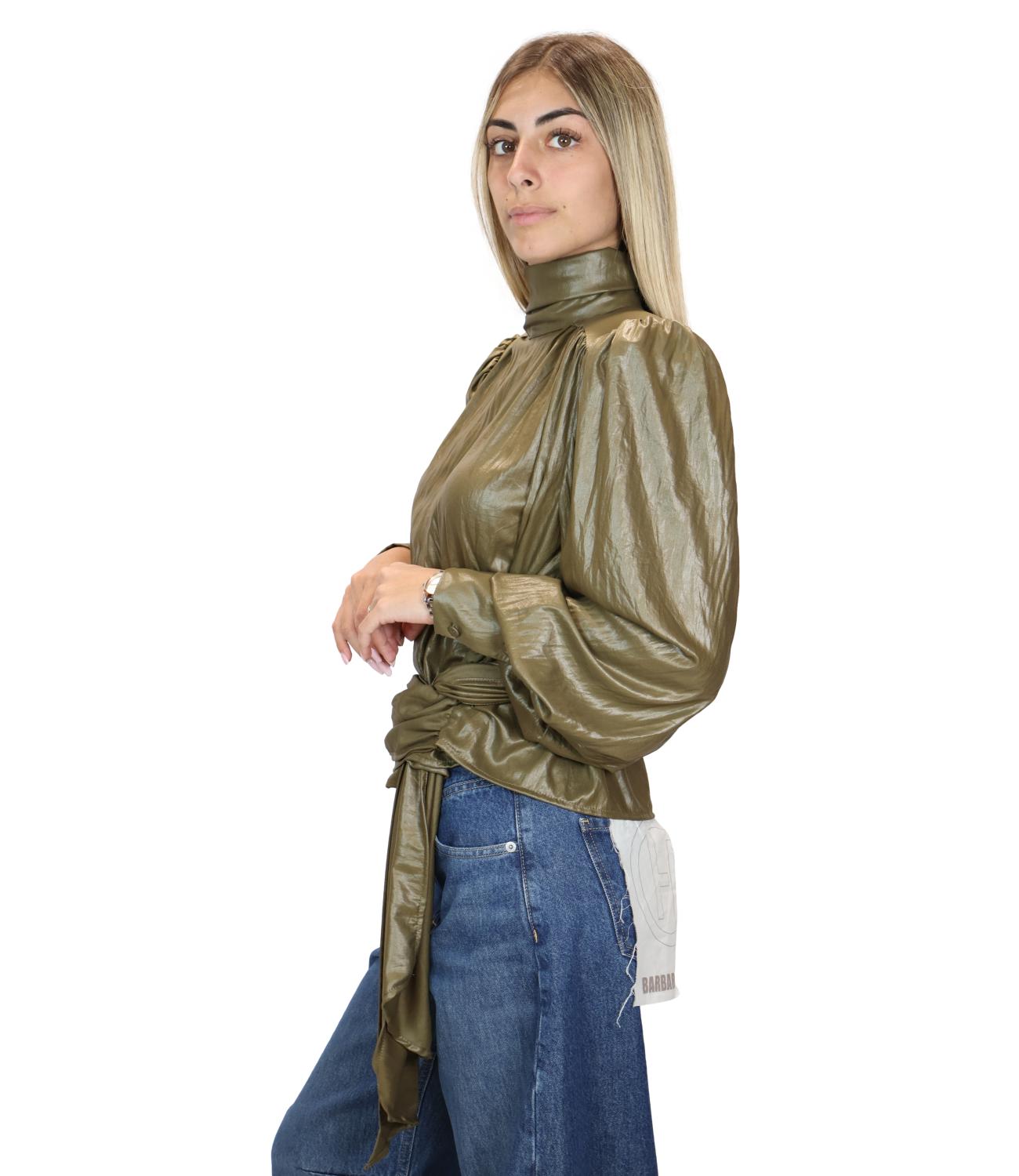 Have One Blusa da Donna - Militare - CmA-R020