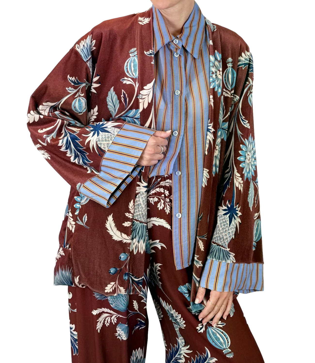 Have One Kimono da Donna - Celeste - KvS-R088