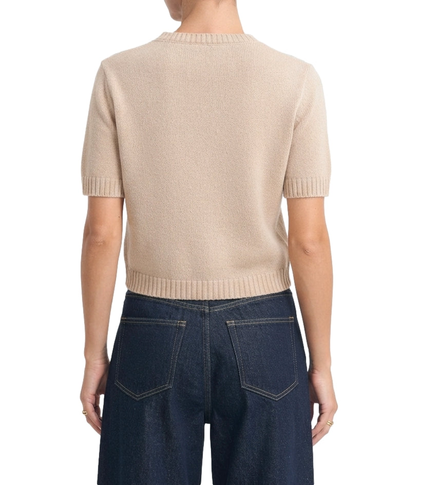 Have One Maglia da Donna - Beige/royal - MfP-R075