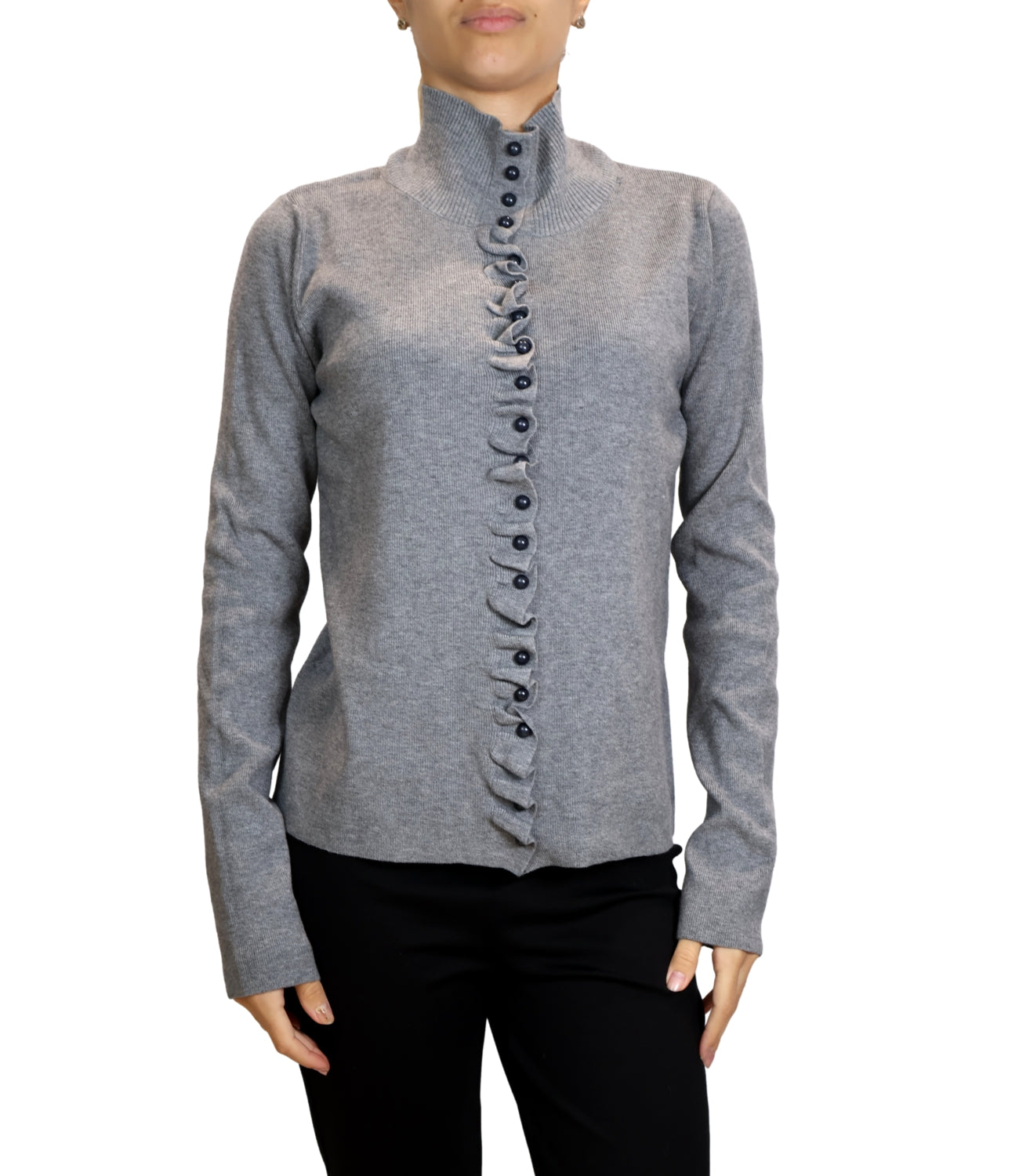 Have One Cardigan da Donna - Grigio - MpH-R301