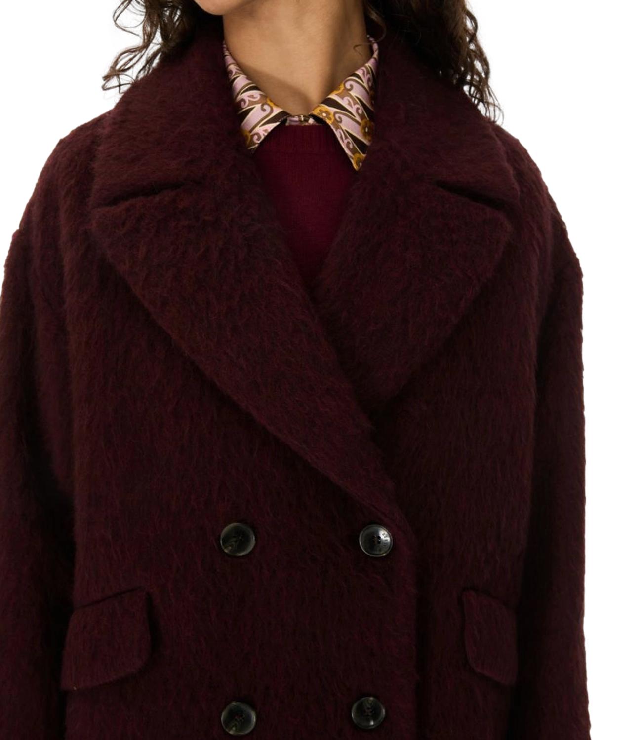Iblues Cappotto da Donna - Bordeaux - 2627016022200