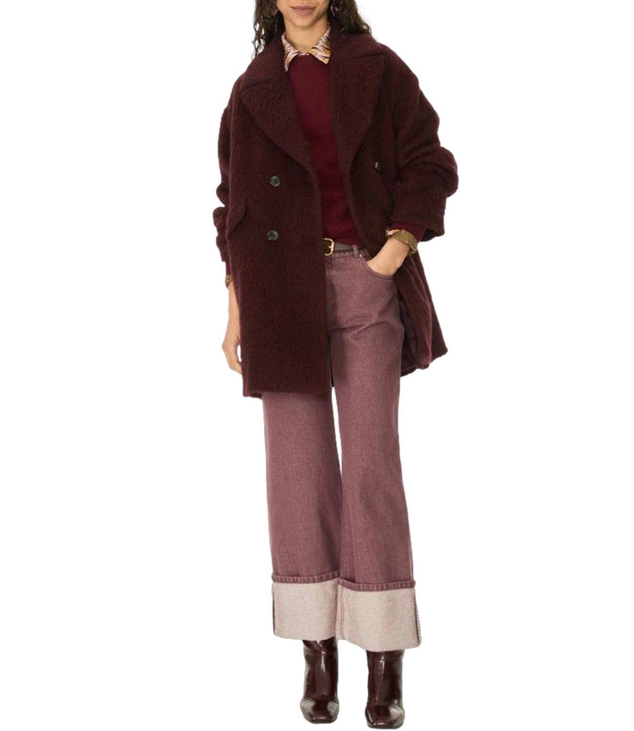 Iblues Cappotto da Donna - Bordeaux - 2627016022200