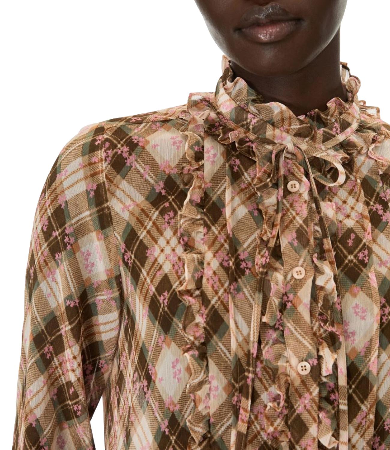 Iblues Camicia da Donna - Kaki - 2627116112200