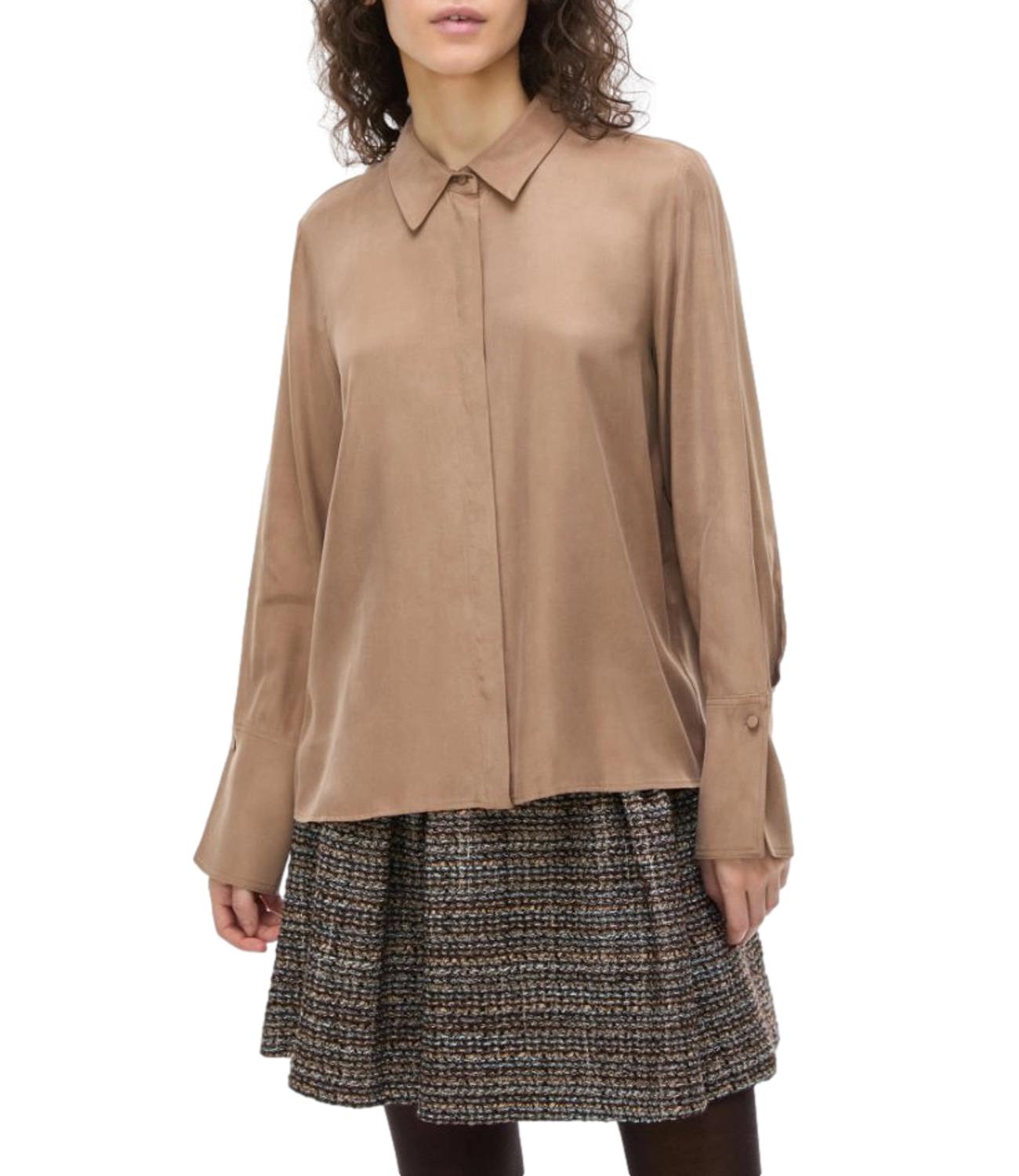 Iblues Camicia da Donna - Nocciola - 2627116261200