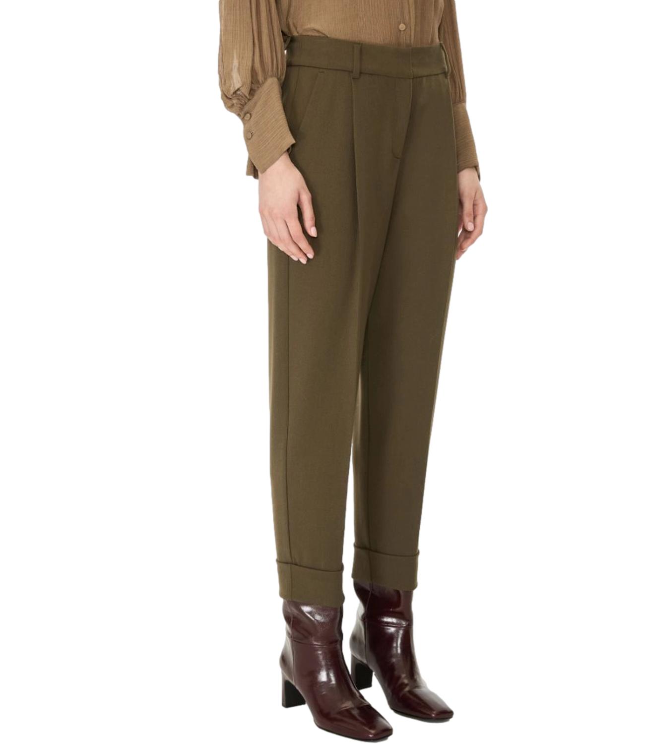 Iblues Pantalone da Donna - Verde - 2627136032200