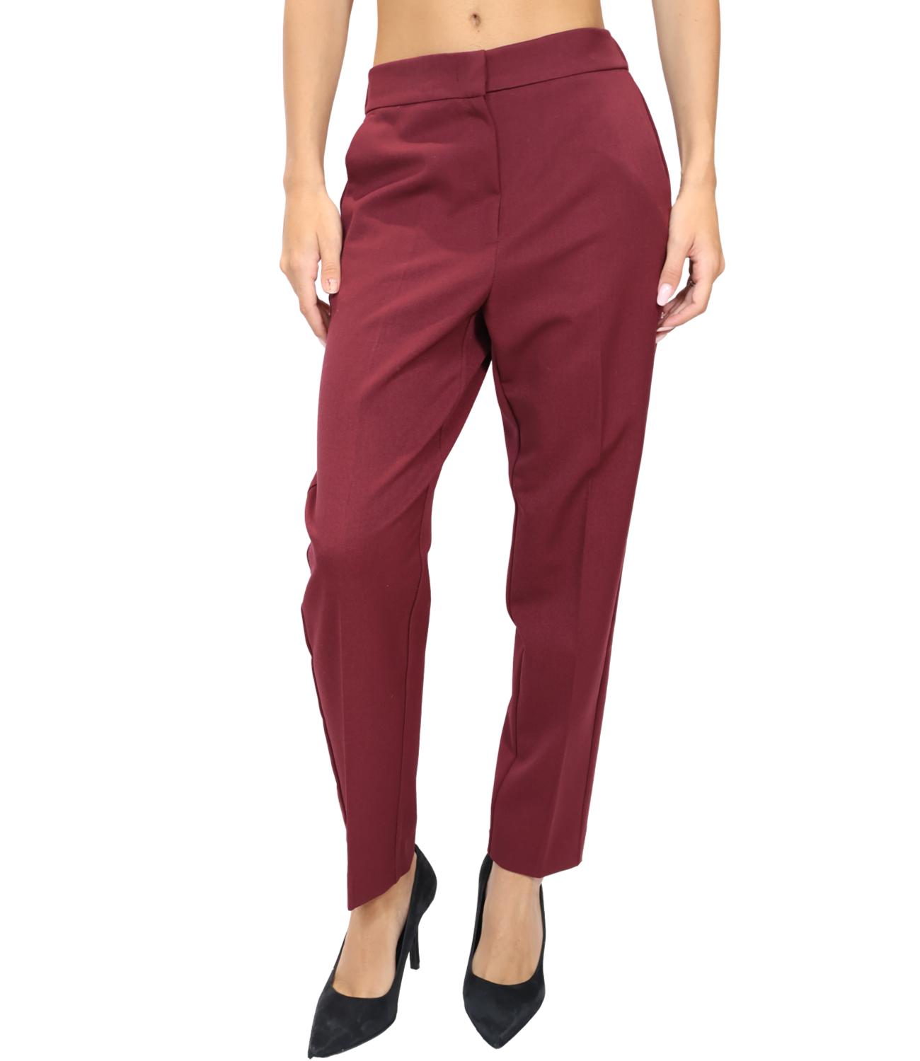 Iblues Pantalone da Donna - Bordeaux - 2627136162200