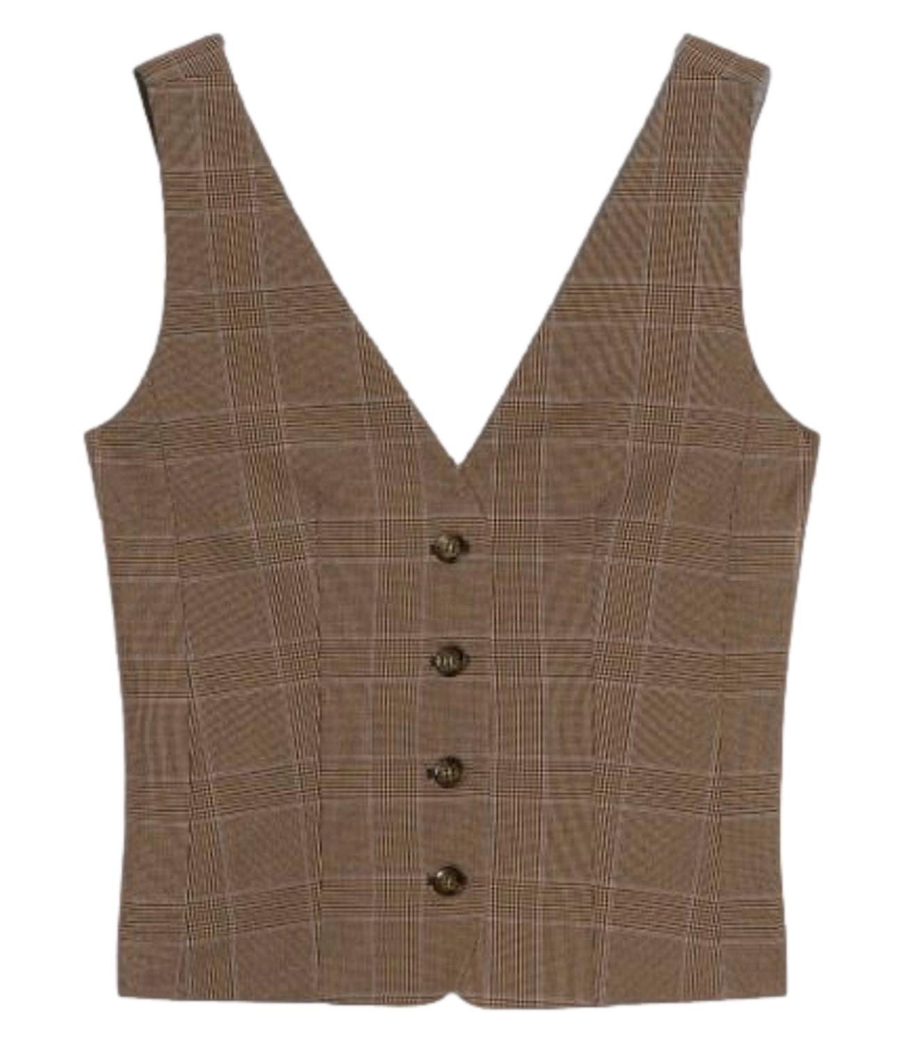 Iblues Gilet da Donna - Marrone - 2627156011200