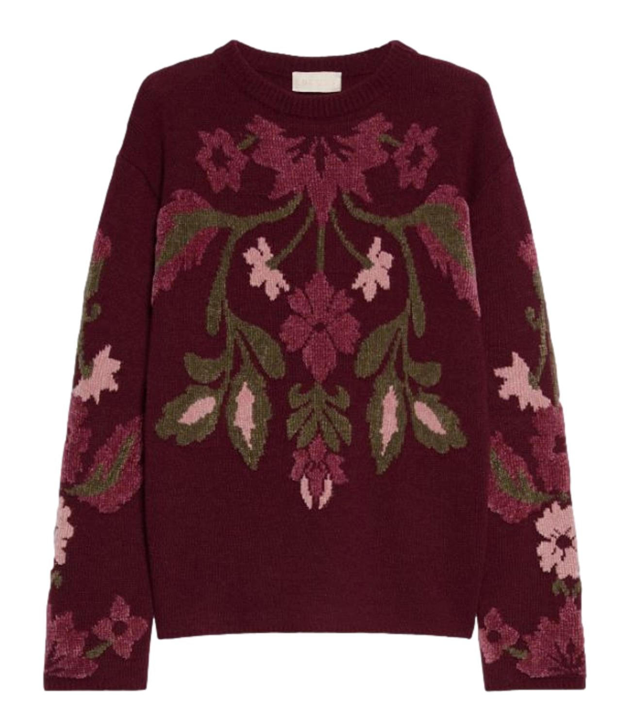 Iblues Maglia da Donna - Rosso Vino - 2627366232200