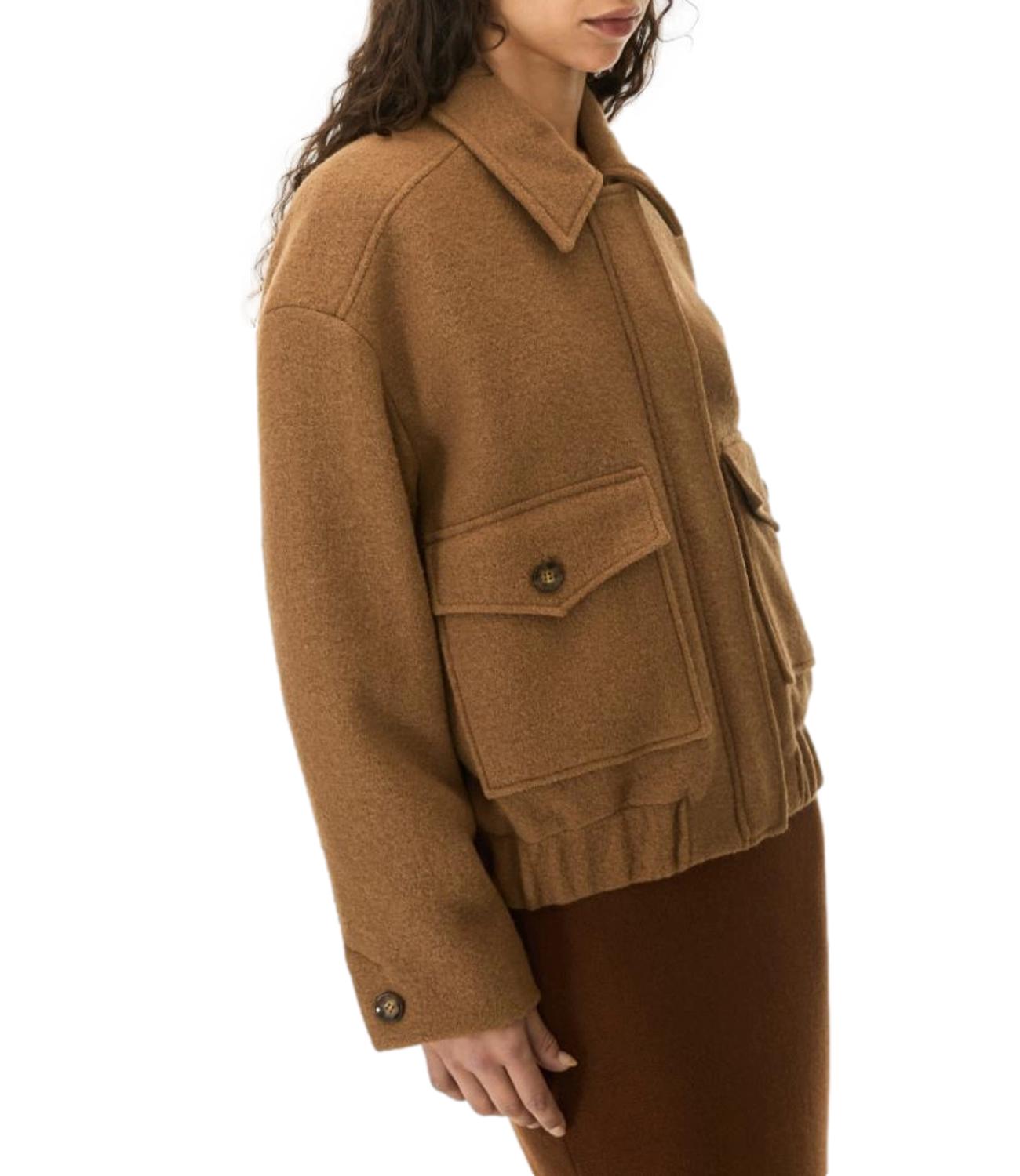 Iblues Cappotto da Donna - Cammello - 2627906012200