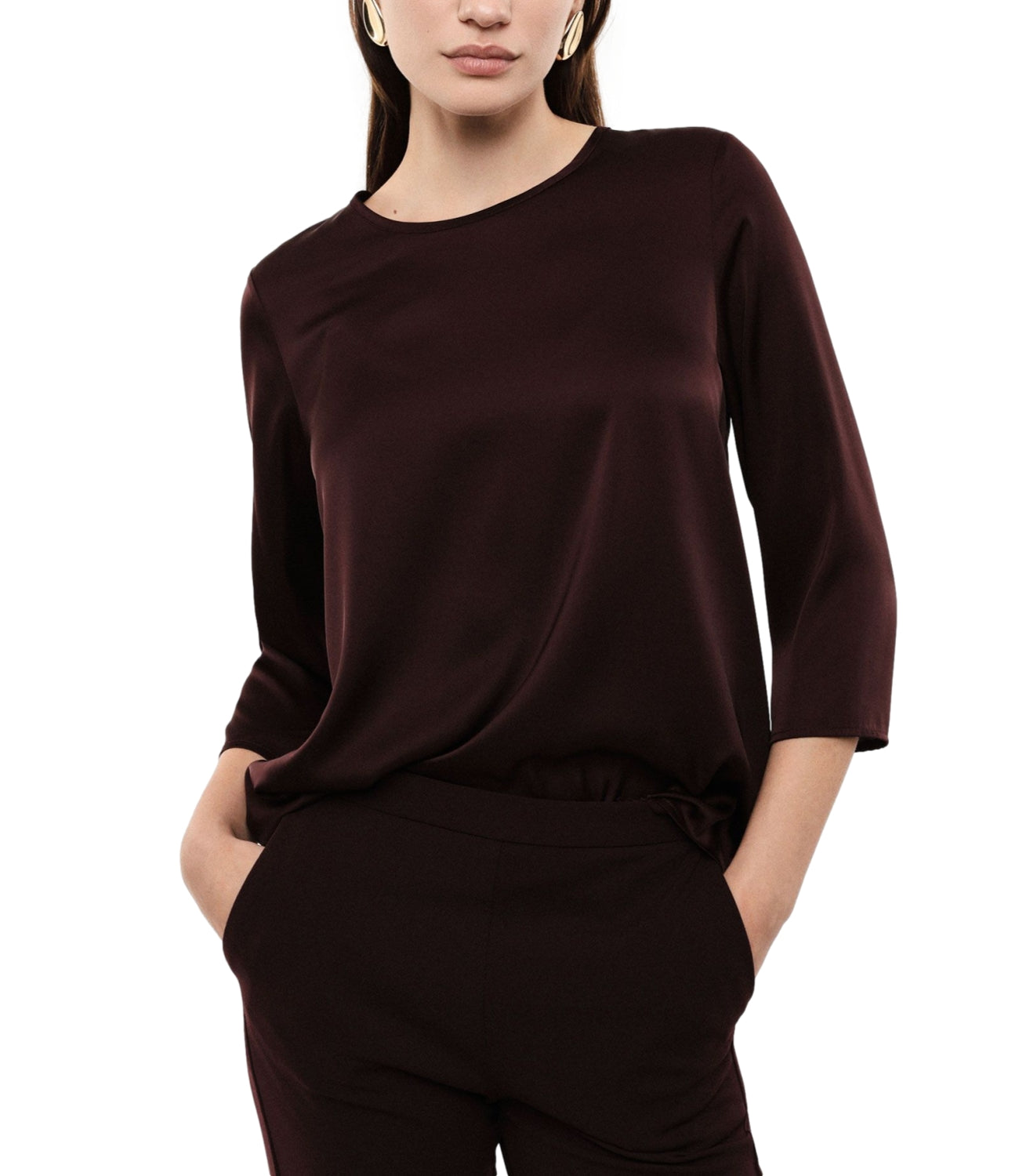 Imperial Camicia da Donna - Plum Noir - Cdp0mdg