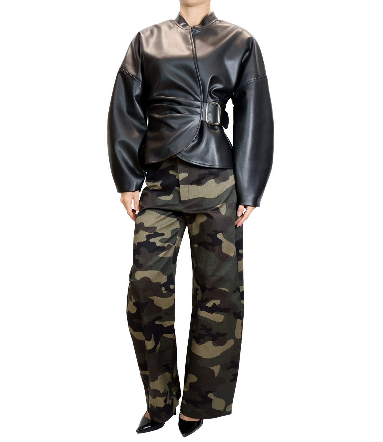 Imperial Pantalone da Donna - Militare - P8g8mt0
