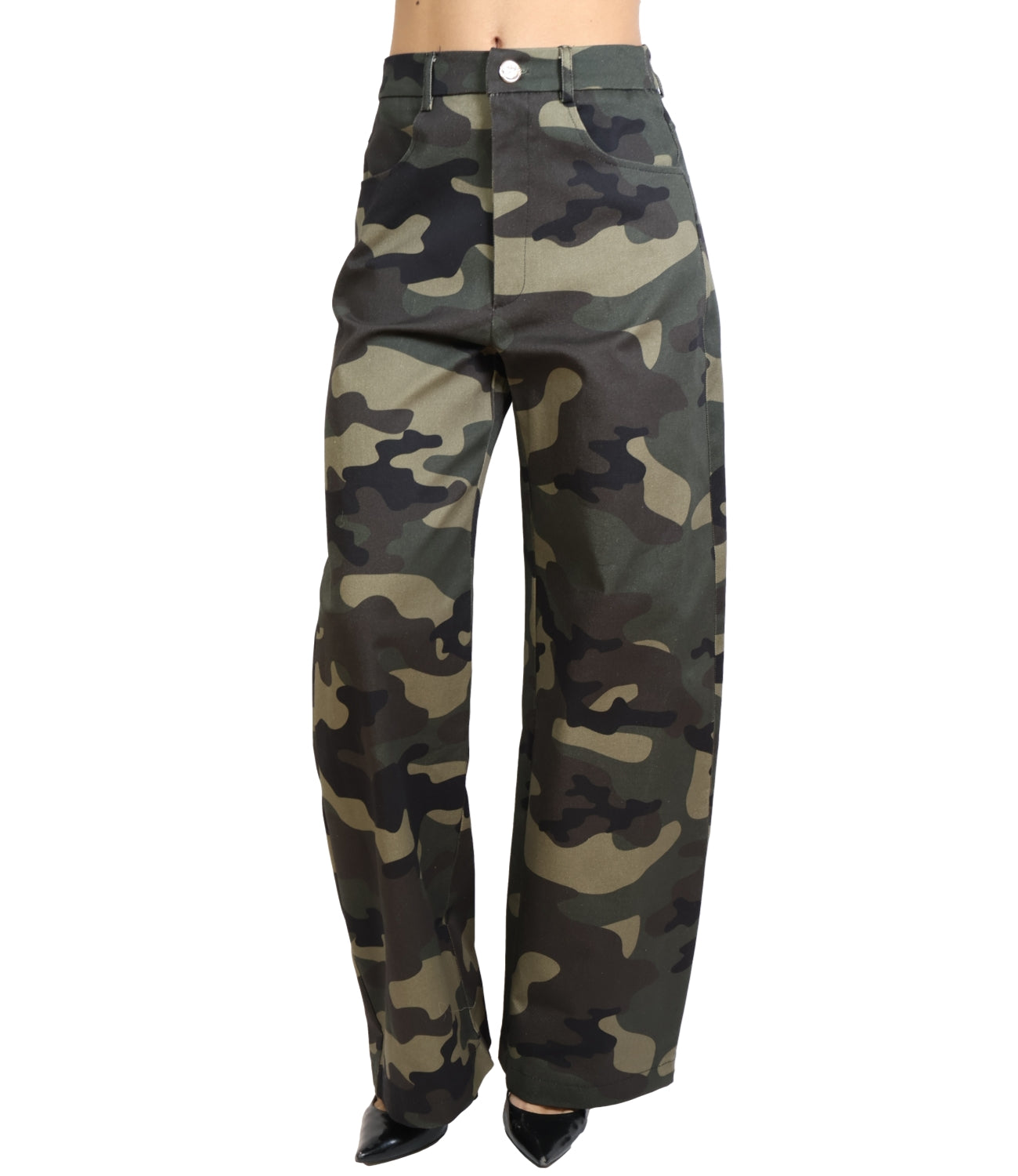 Imperial Pantalone da Donna - Militare - P8g8mt0