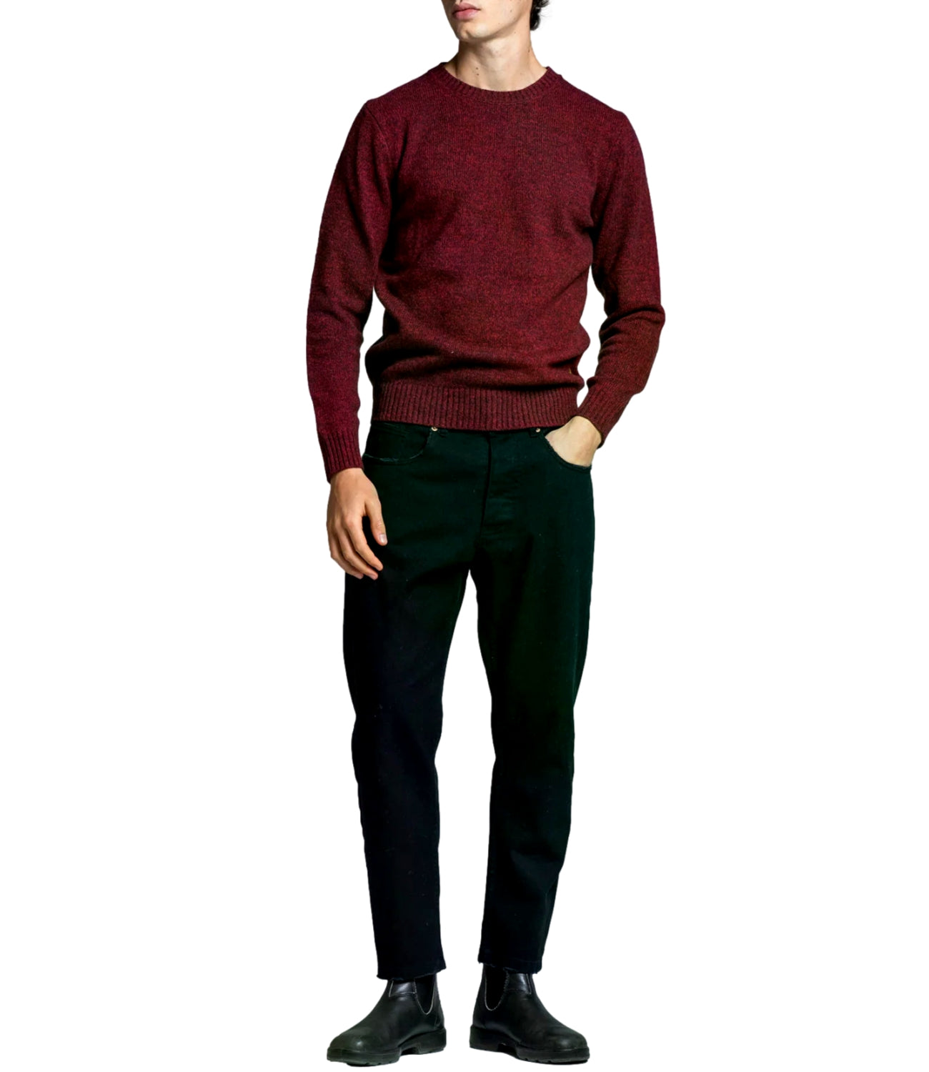 Impure Maglia da Uomo - Bordeaux - Im26fwmmduke Wn7c30