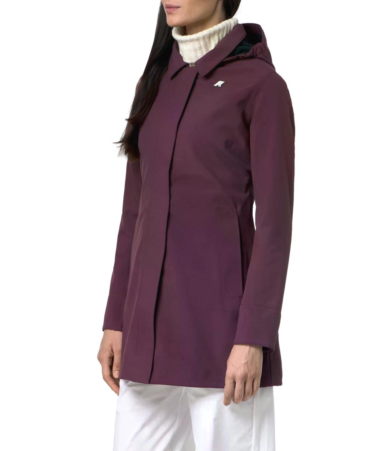 K-Way Giacca da Donna - Violet Mauve Wine - Blue Depth - K2148bw