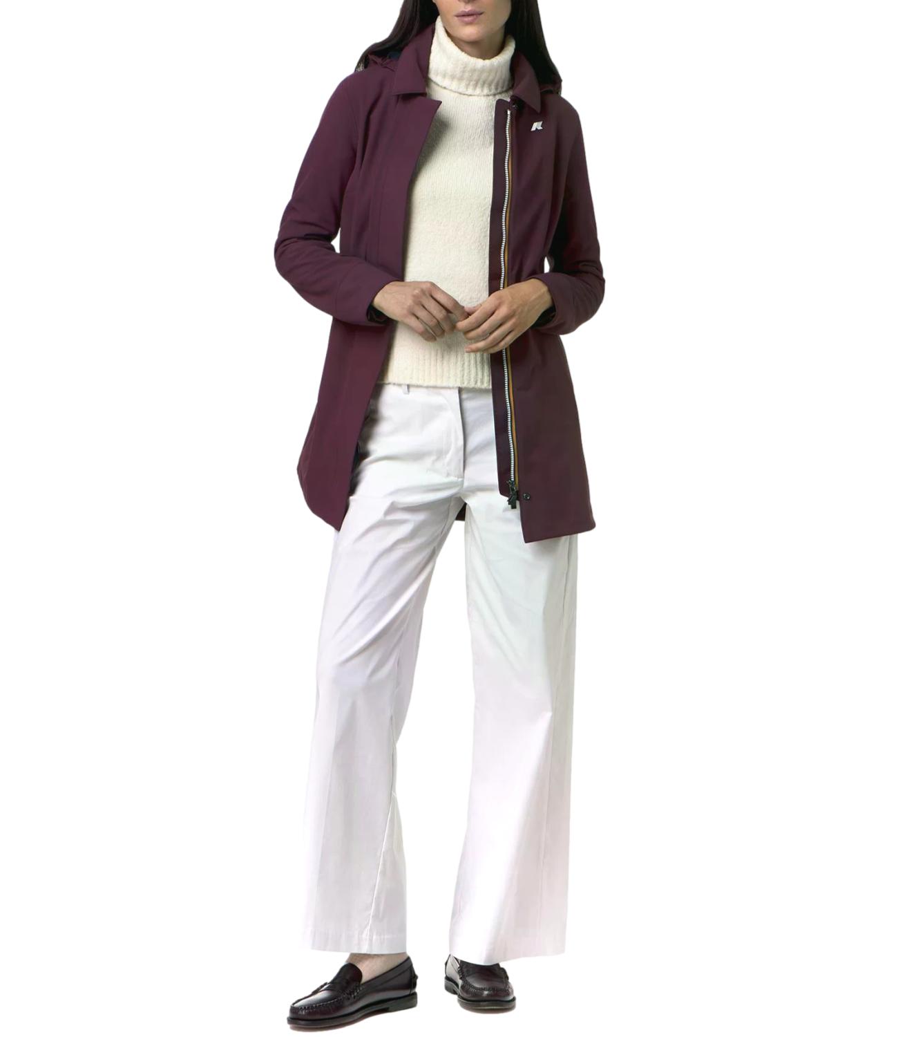 K-Way Giacca da Donna - Violet Mauve Wine - Blue Depth - K2148bw