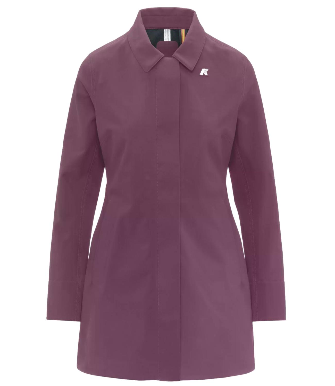 K-Way Giacca da Donna - Violet Mauve Wine - Blue Depth - K2148bw