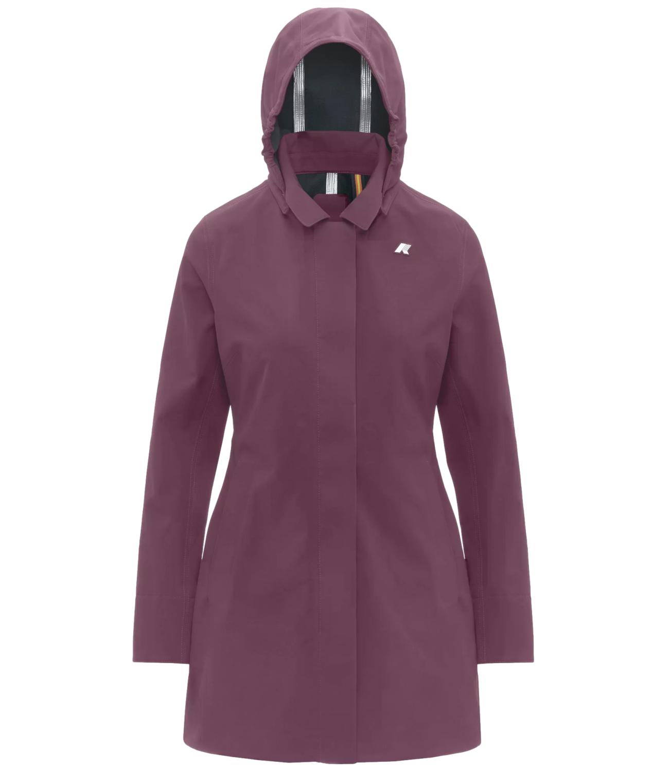 K-Way Giacca da Donna - Violet Mauve Wine - Blue Depth - K2148bw