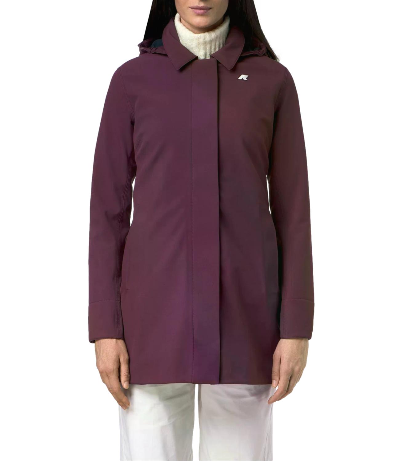K-Way Giacca da Donna - Violet Mauve Wine - Blue Depth - K2148bw